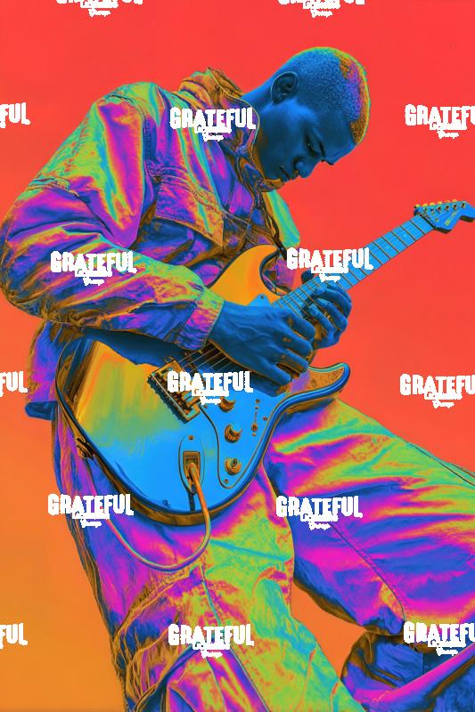 Graffiti Guitar Player 1