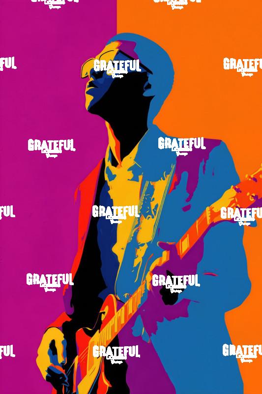 Graffiti Guitar Player 2