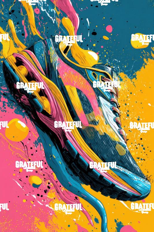Graffiti Running Shoe 5