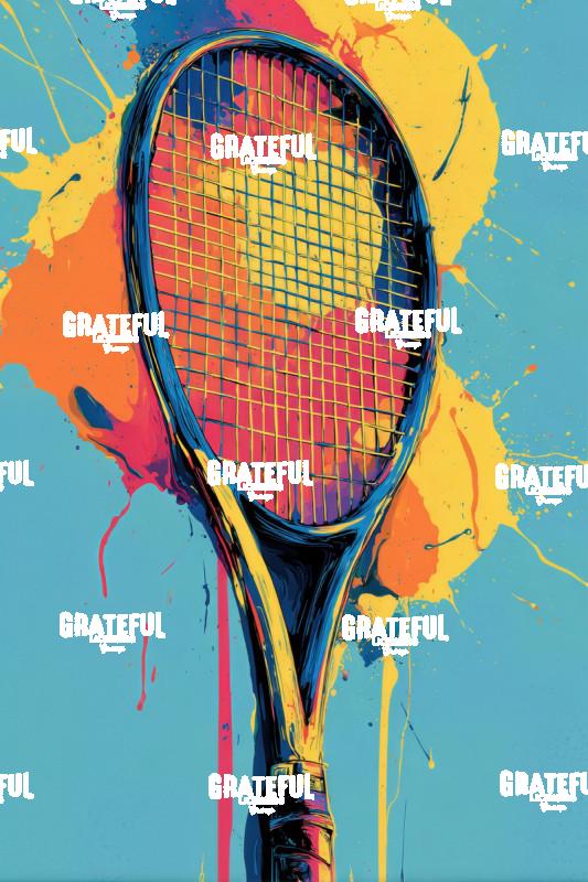 Graffiti Tennis Racket