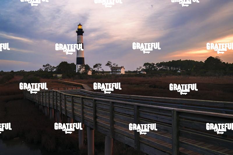 Sunset Over Bodie Island Lighthouse