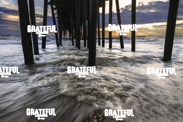 Sunrise Under the Kitty Hawk Pier