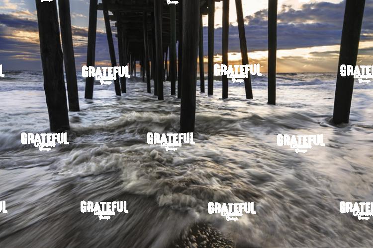 Sunrise Under the Kitty Hawk Pier