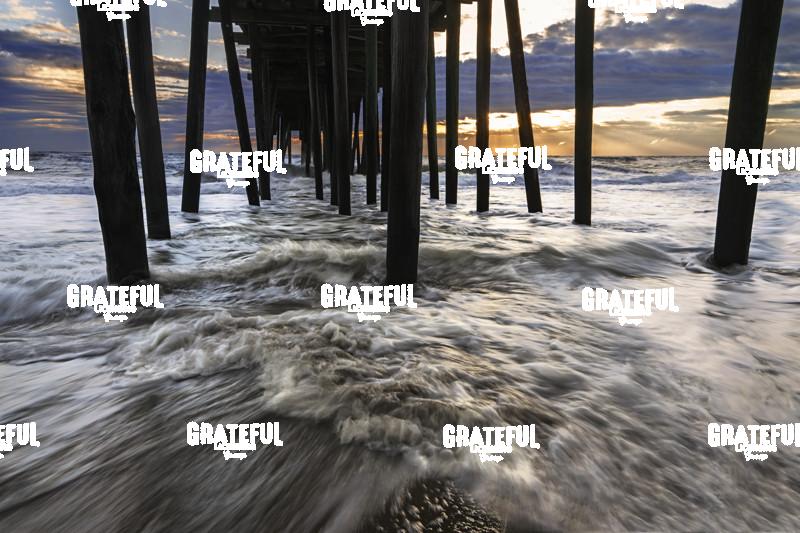 Sunrise Under the Kitty Hawk Pier