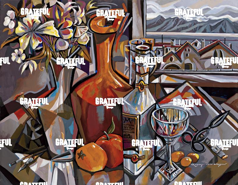 Kumquats and Orange Vase