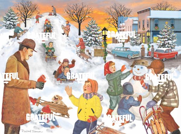 Christmas Eve at Sledders hill