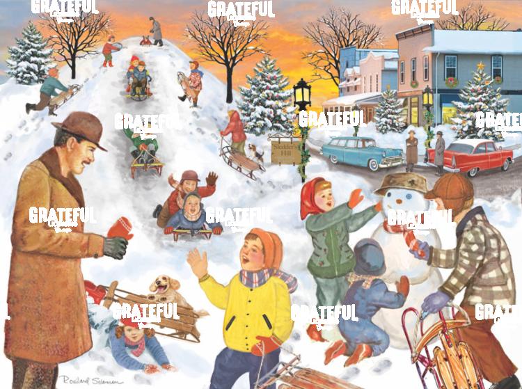 Christmas Eve at Sledders hill