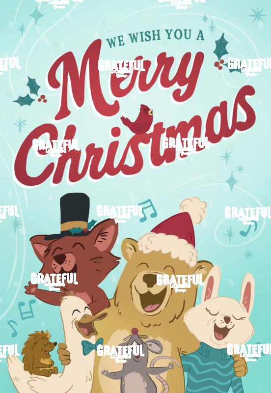 Little Christmas Caroling Merry Christmas Cover