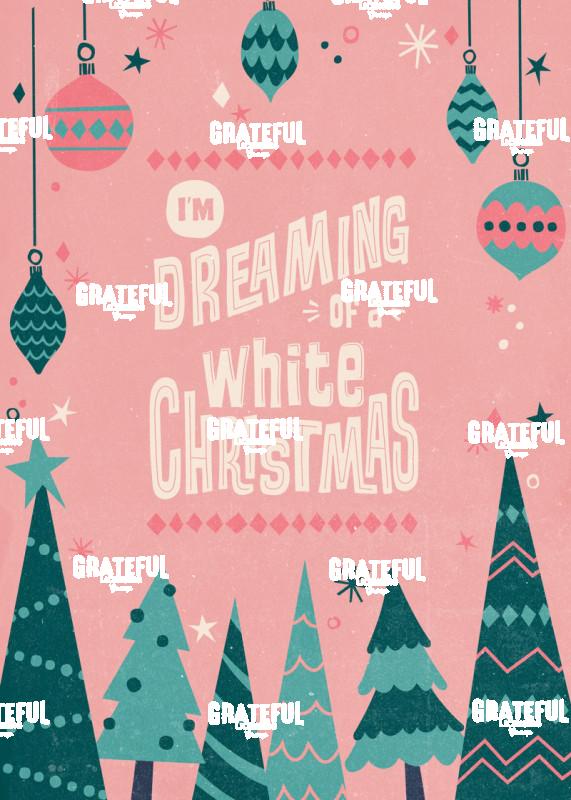 Christmas White Christmas Retro