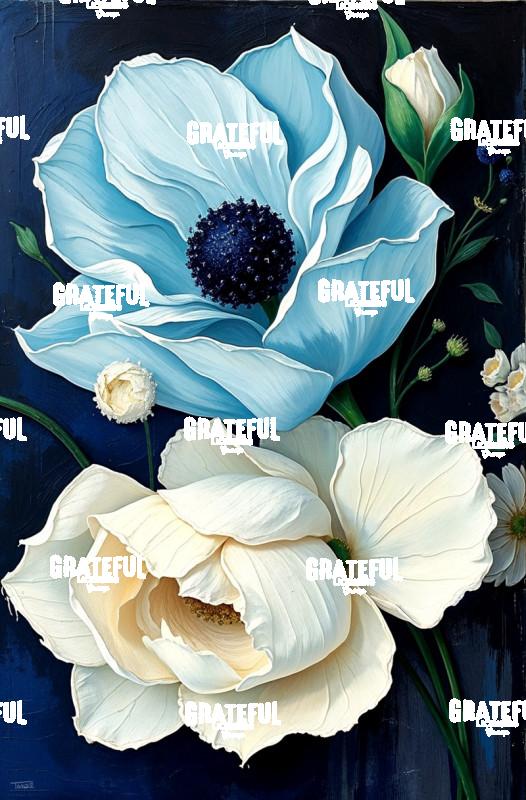 Pale Blue Poppy