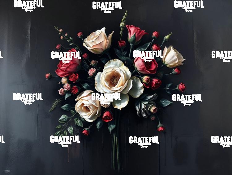 Gothic Bouquet In A Negative Space