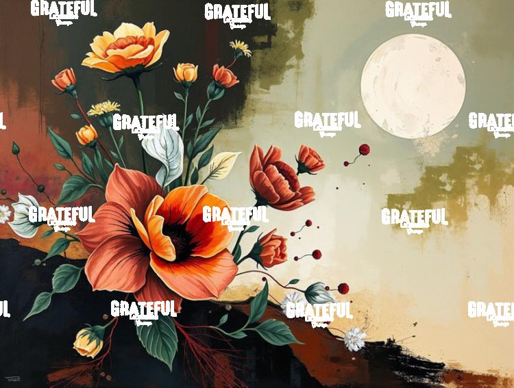 Blooms Under A Full Moon
