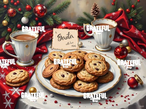 Chocolate Chip Cookies and Cocoa For Santa