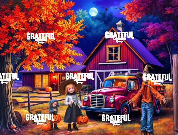 Trick Or Treating With Friends