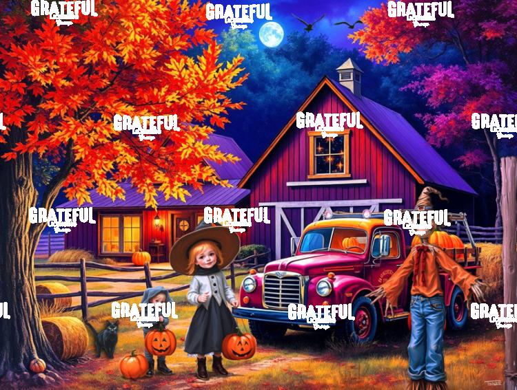 Trick Or Treating With Friends