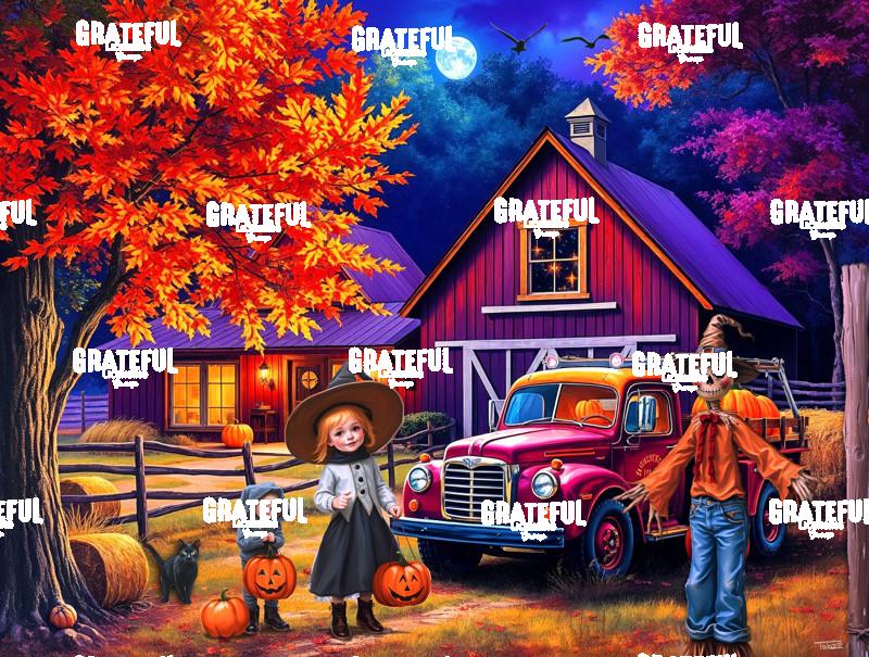 Trick Or Treating With Friends