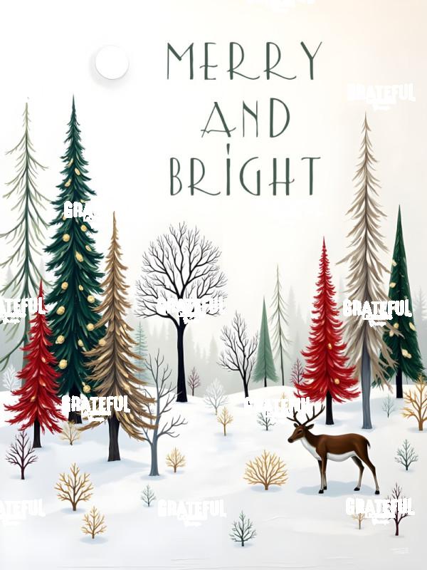 Merry and Bright Winter Landscape