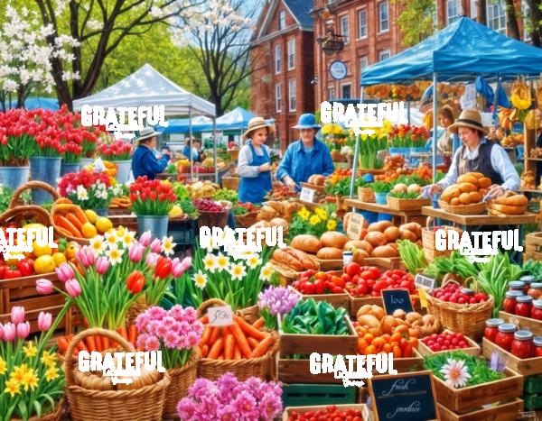 Farmers Market Tulips and Daffodils