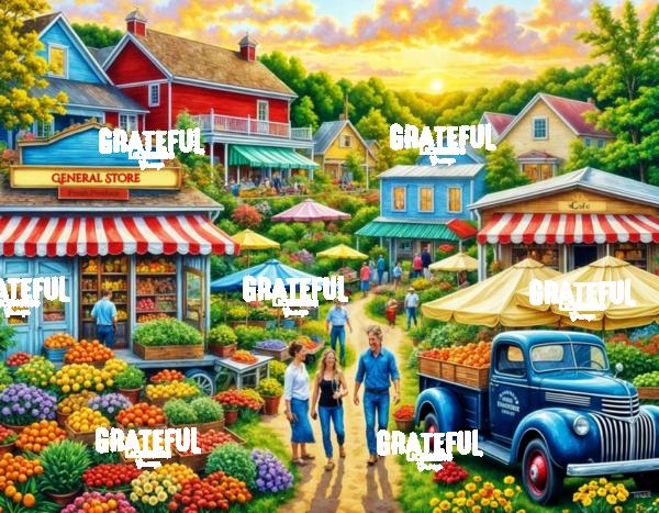 Colorful Farmers Market