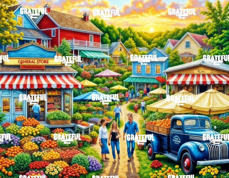 Colorful Farmers Market