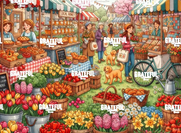 Local Honey and Tulips Spring Farmers Market