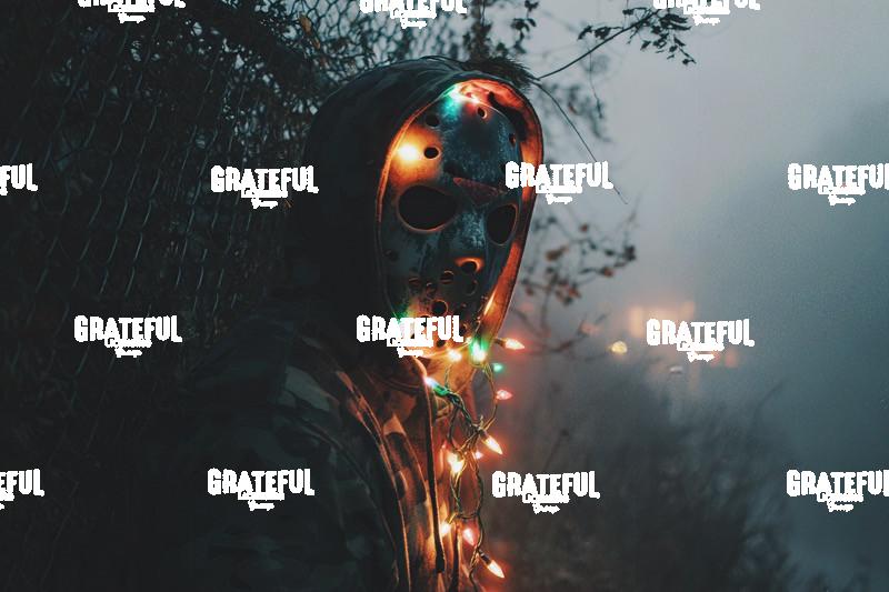 Hockey Mask Christmas Lights