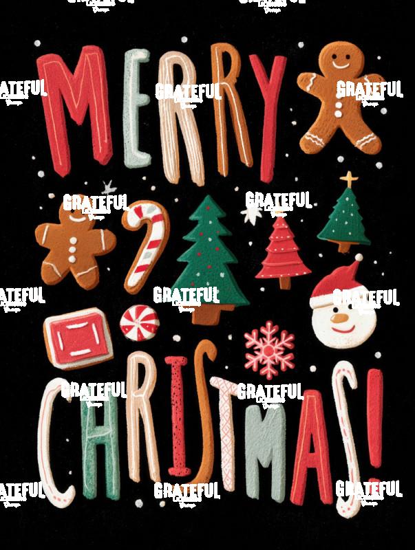 Merry Christmas Cookies Card