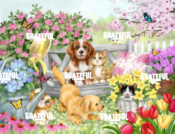 Spring Garden with Friends