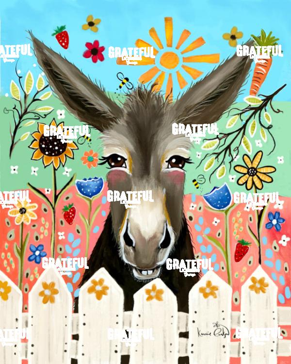 Donkey Love Stretched