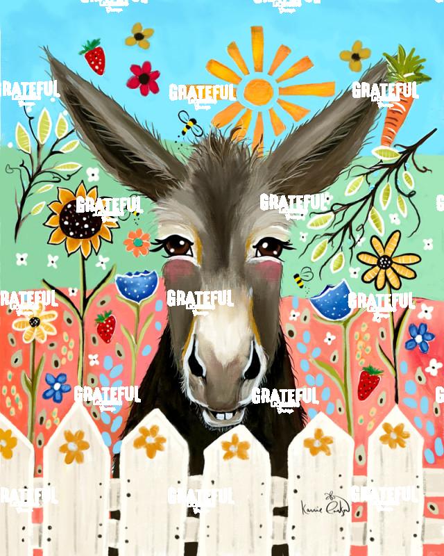 Donkey Love Stretched