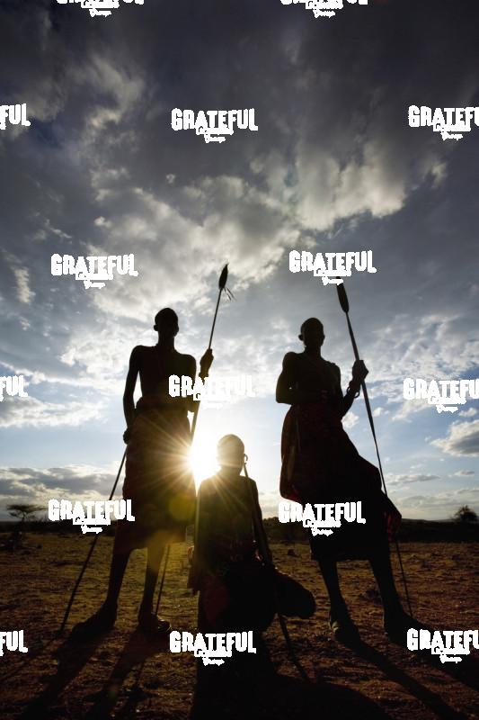 Samburu tribe warriors
