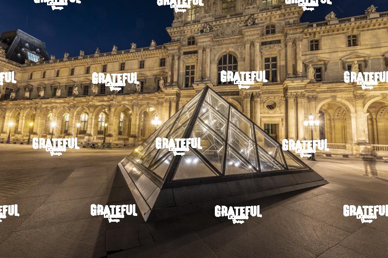 louvre after dark