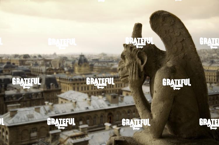 gargoyle in thought Paris