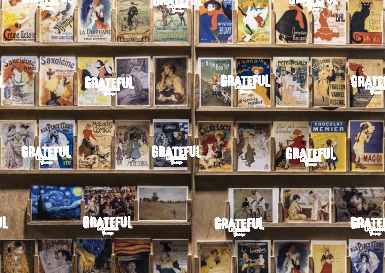Postcards in Montmarte, Paris