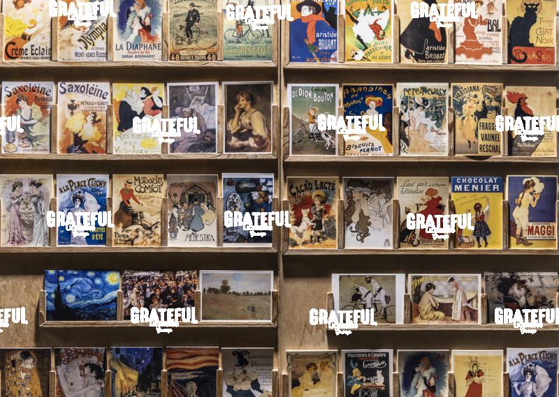 Postcards in Montmarte, Paris