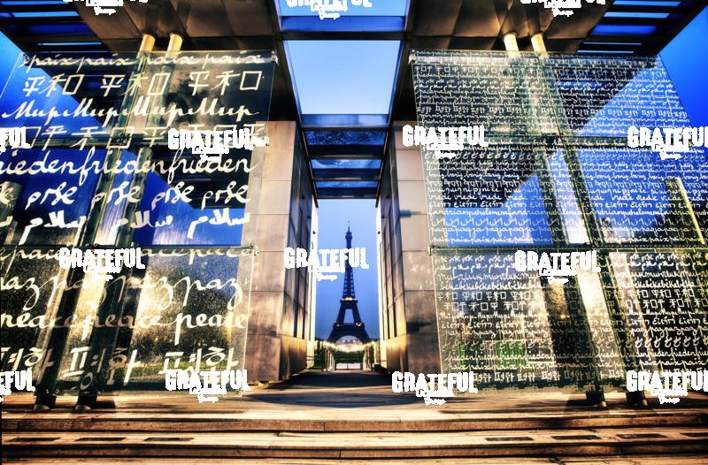 Peace Memorial and Eiffel Tower