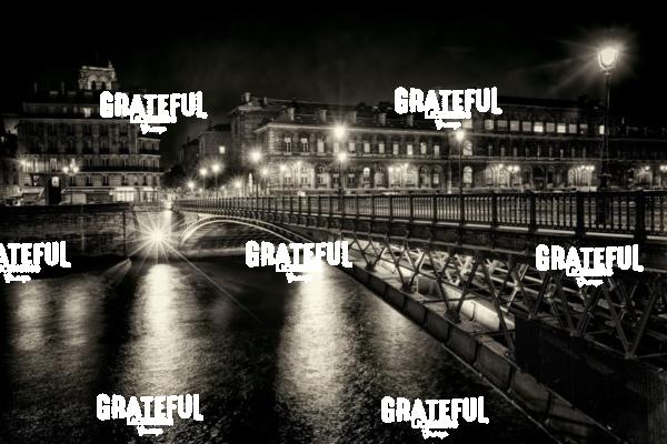 Seine and Paris after dark