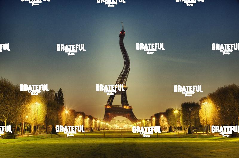 The Eiffel Tower windy day in Paris