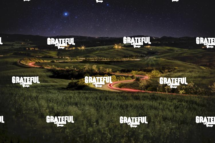 Car Traisl over Monticello Tuscany