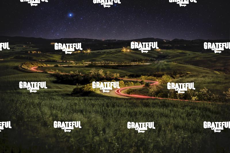 Car Traisl over Monticello Tuscany