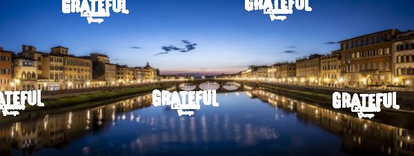 Florence panorama over the Arno