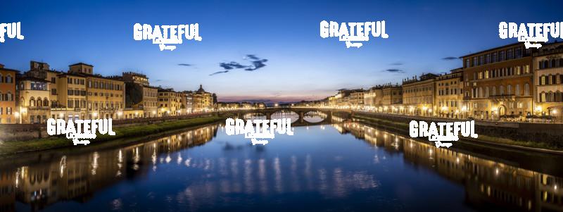Florence panorama over the Arno