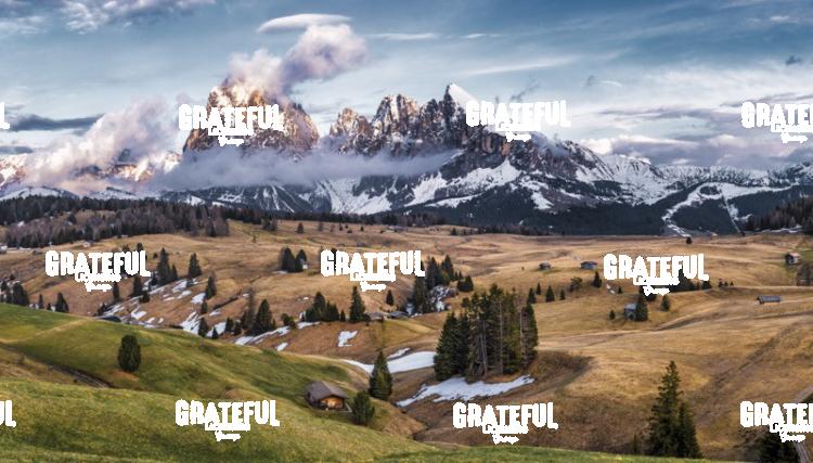 Panorama of the Dolomites in Seiser Alm, Italy 2