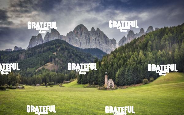 Saint Johannes Church in Val di Funes, Italy