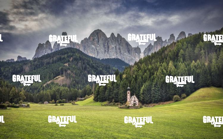 Saint Johannes Church in Val di Funes, Italy