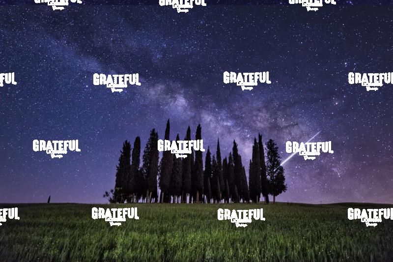 Milky Way and Meteor over Tuscany