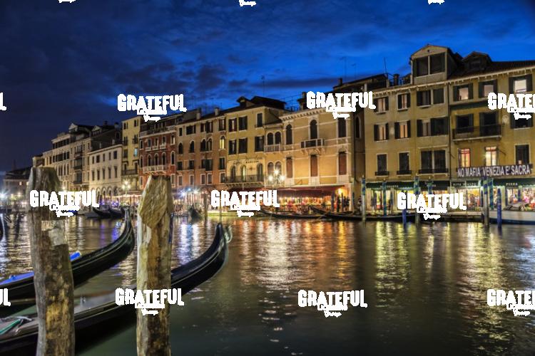 The Grand Canal in Venice Italy