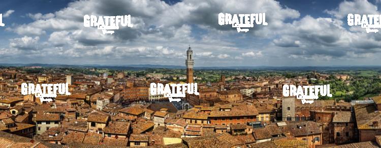 Siena Italy in Tuscany from Above