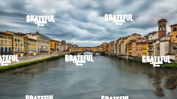 The Pontevecchio at sunset in Florence