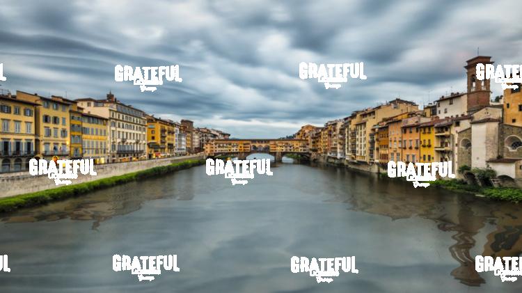 The Pontevecchio at sunset in Florence